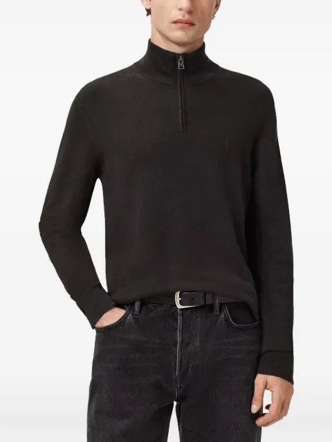 AllSaints Kilburn funnel-neck sweater Grey M068KD