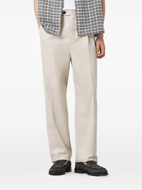 AllSaints Tallis pleated trousers Neutrals M021TD