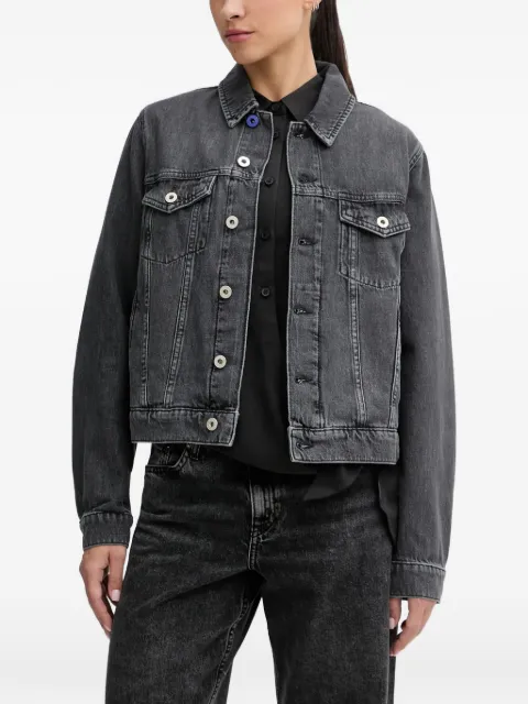Karl Lagerfeld Jeans denim button jacket Grey A3W14063D42