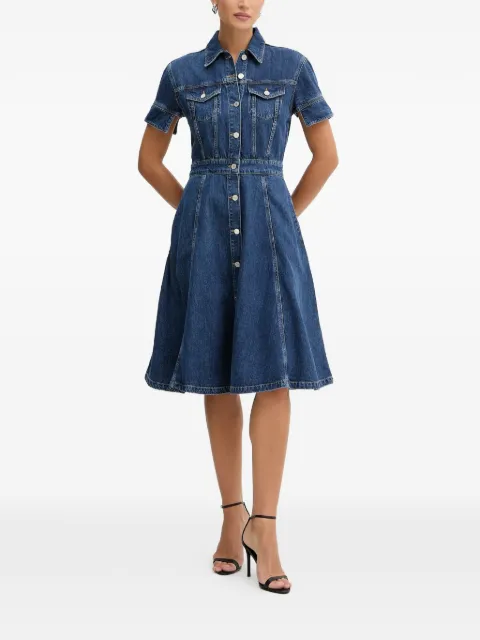 Karl Lagerfeld buttoned denim mini dress Blue B1W130371VA