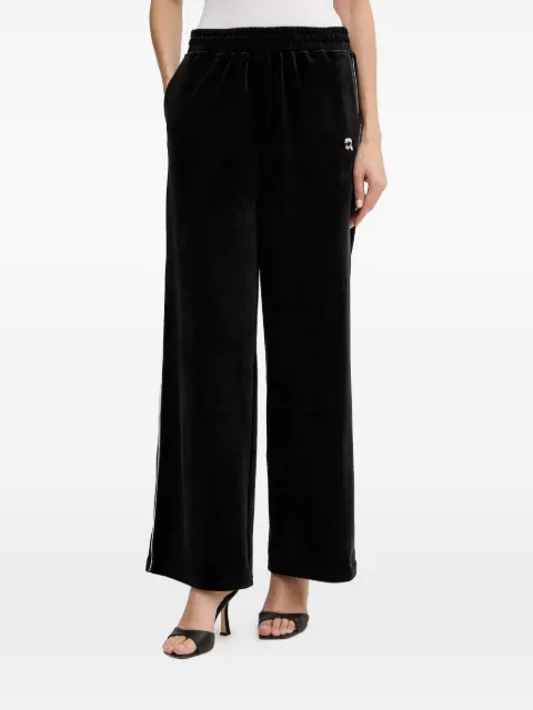 Karl Lagerfeld stripe-detail trousers Black B1W10022999