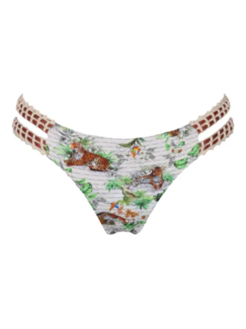 Del Maar Kuchi crochet-detail bikini bottoms White DM217BOTTOM