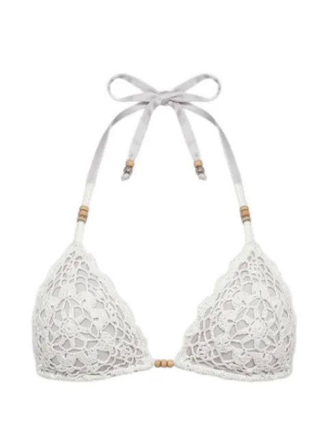 Del Maar Mudu crochet triangle bikini top Purple DMF306TOP