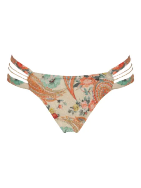 Del Maar Nuti floral-print bikini bottoms Neutrals DM197BOTTOM