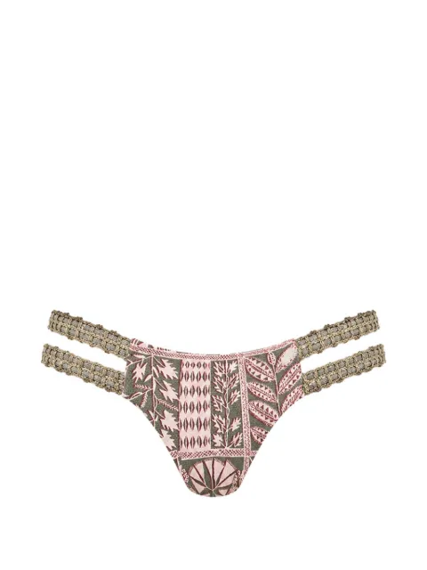 Del Maar Samira crochet beachwear Pink DMB165BOTTOM