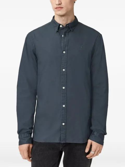 AllSaints Hawthorne buttoned shirt Blue M150SB
