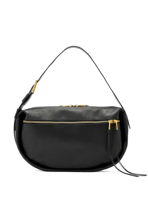 AllSaints buckle zip tote bag Black W567XD