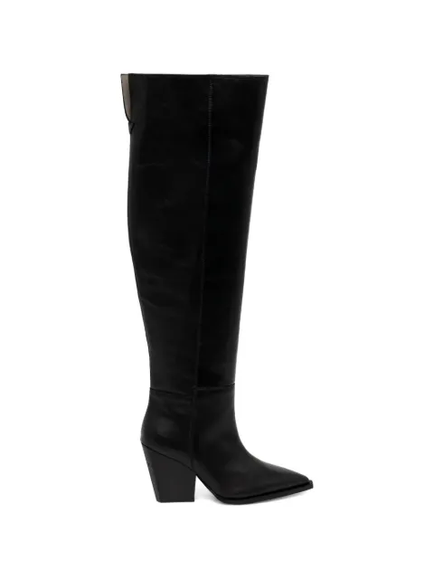 AllSaints Reina leather boots Black W024FD
