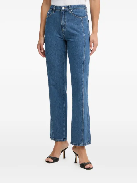 Karl Lagerfeld five-pocket logo-patch jeans Blue B1W101021VA