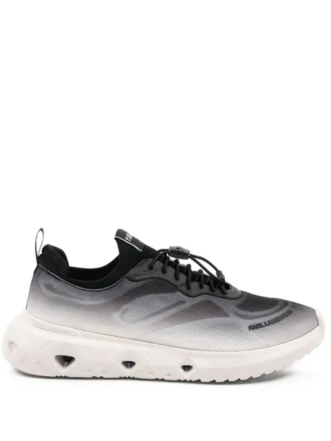 Karl Lagerfeld logo-lettering sneakers Black KL54623