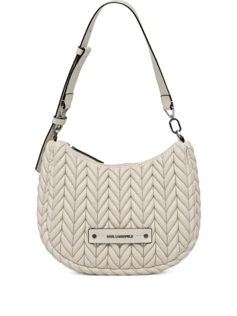 Karl Lagerfeld K/Weave small shoulder bag White B1W30080110