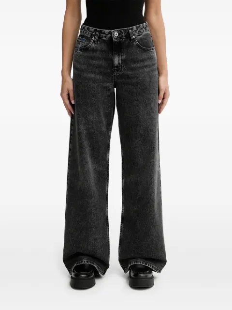 Karl Lagerfeld Jeans wide-leg jeans Grey B1W100601BJ