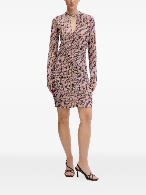 Karl Lagerfeld Jeans gathered mini dress Pink B1W130461CI
