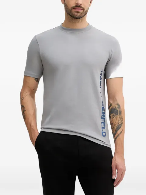 Karl Lagerfeld logo T-shirt Grey 755401554235