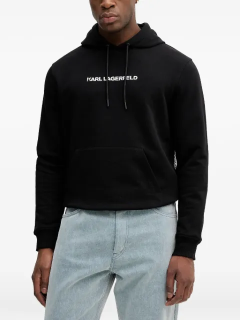 Karl Lagerfeld logo hoodie Black 705404554917