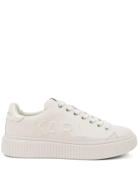 Karl Lagerfeld embossed sneakers White KL24225