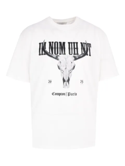 Ih Nom Uh Nit skull-print T-shirt White NUW25240