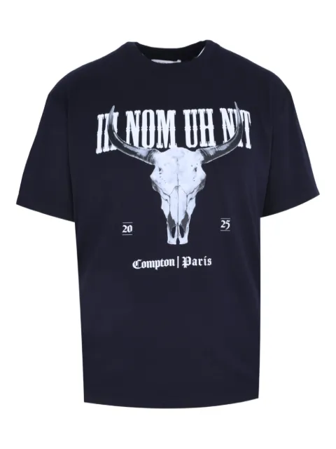 Ih Nom Uh Nit skull-print T-shirt Blue NUW25240