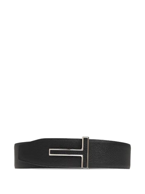 TOM FORD T-buckle belt Black TB248LCL237S