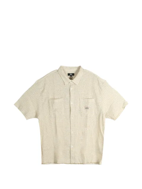 Stüssy chequered pocket shirt Neutrals 1110371