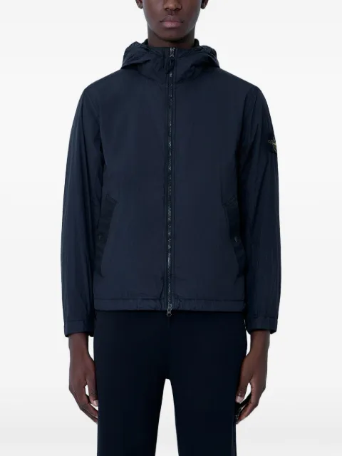 Stone Island hooded zip-up jacket Blue L2S154100001S0A23