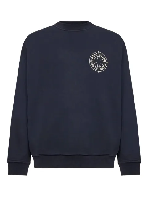 Stone Island printed sweatshirt Blue L1S156100001S0283