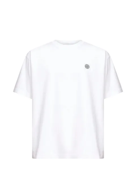 Stone Island compass logo-patch T-shirt White L2S152100030S0500