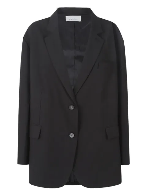 The Frankie Shop Bea button fastening blazer Black BLFS084031000