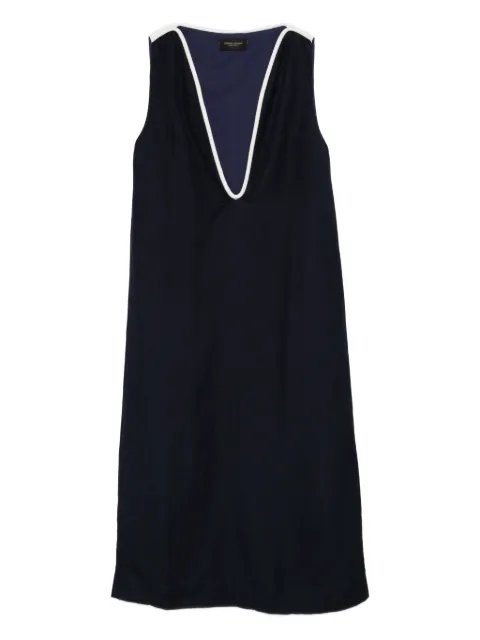 Adriana Degreas V-neck maxi dress Blue VTLG1308R26