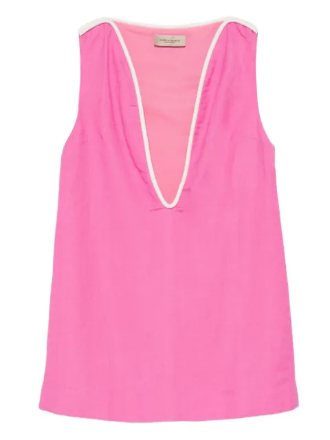 Adriana Degreas V-neck mini dress Pink VTCT0527R26