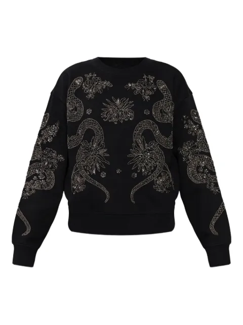 AllSaints Cecile embellished sweater Black W146JD