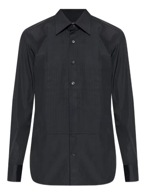 TOM FORD pleated shirt Black HFCO01CGS11