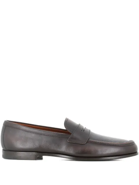 Church's penny-strap leather loafers Brown EDB159FUMECALF1ROTHER