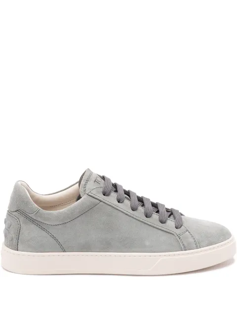 Tod's leather lace-up low-top sneakers Grey XXM04L0HZ40RE0