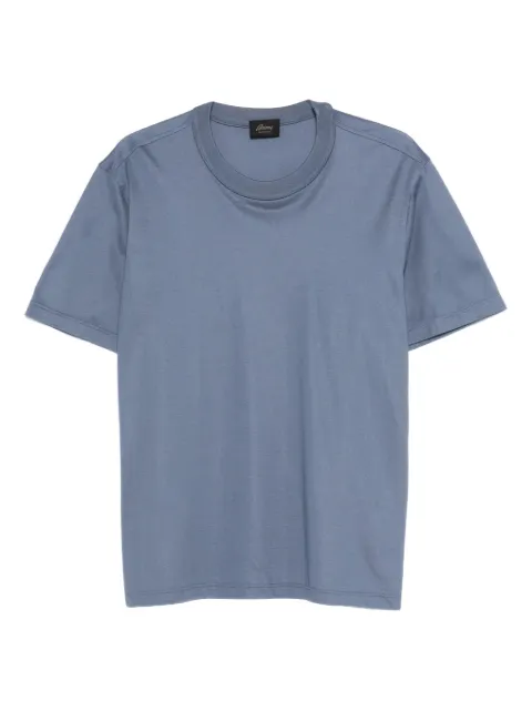 Brioni crew-neck T-shirt Blue UJSW0LPC6084800