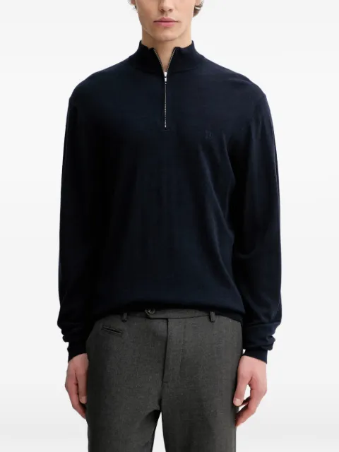Les Deux Greyson half-zip sweater Blue 100310115