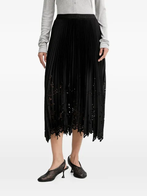 MUNTHE pleated midi skirt Black 254120725422