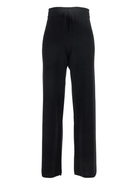 Solocascmir drawstring-waist trousers Black CS152NERO