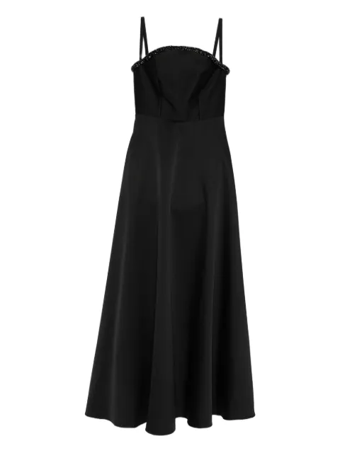 Roland Mouret crystal-embellishment maxi dress Black RMRS26001GTFB