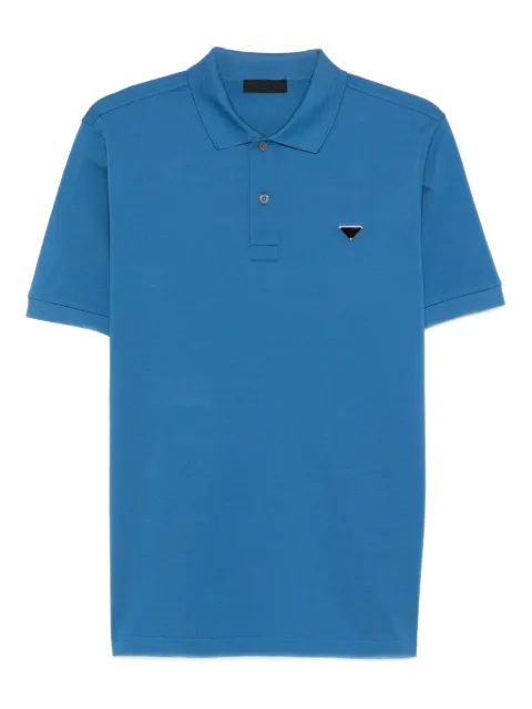 Prada piqué polo shirt Blue UJN444SWM31867