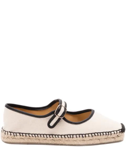 Castañer buckled piped espadrilles Neutrals 26116