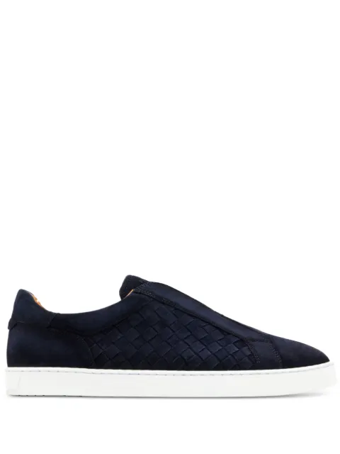 Magnanni woven suede sneakers Blue 2597092619
