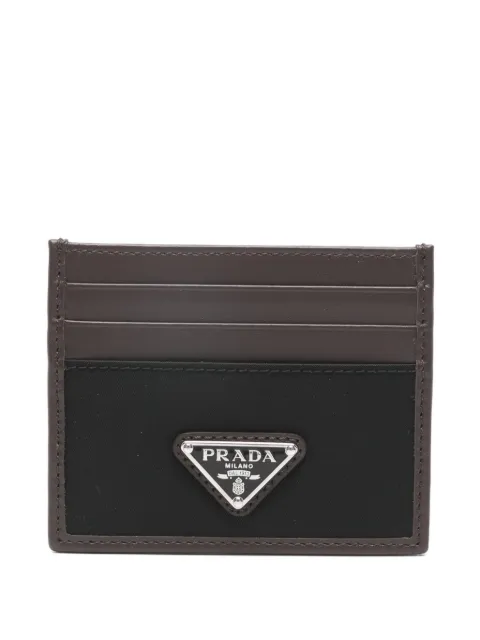 Prada logo-plaque card holder Black 2MC0252DW3F0002