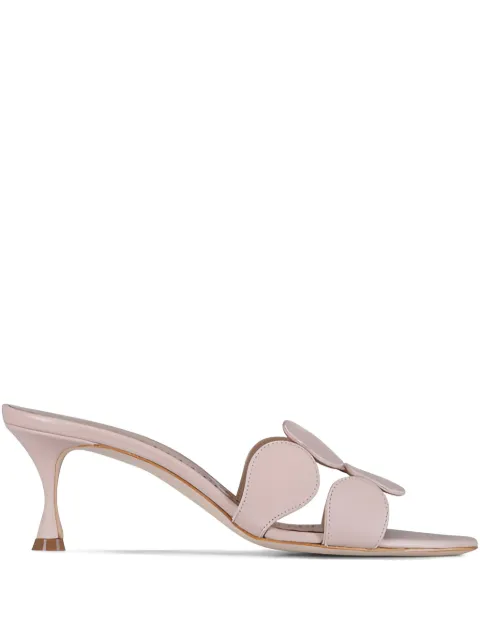 Manolo Blahnik Haribalmu leather sandals Neutrals 21901190028
