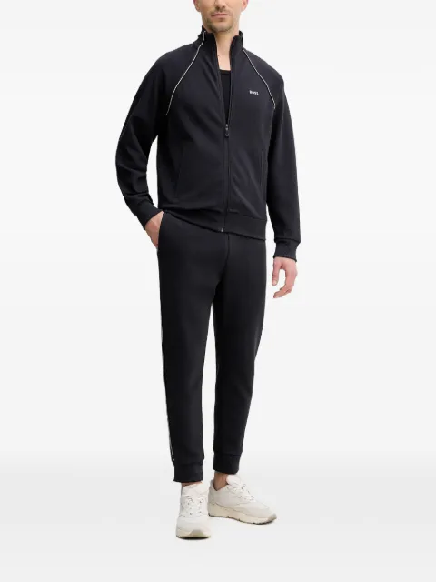 BOSS logo-embroidered tracksuit Blue 50555906