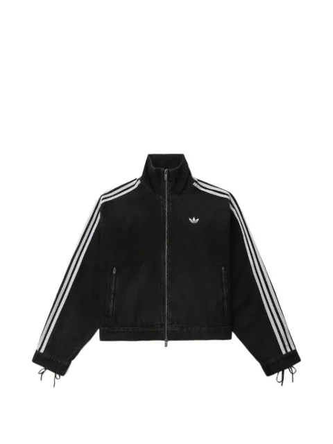 adidas zip-up denim jacket Black KS1394
