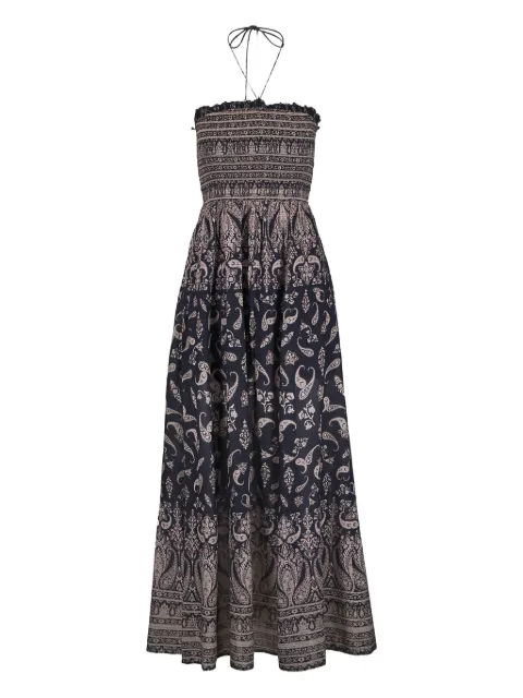 Veronica Beard Ayanna paisley midi dress Black 2511VO2821958