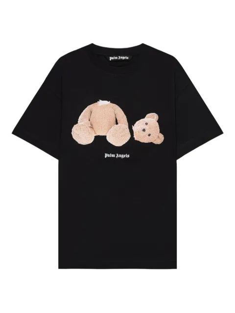 Palm Angels Broken Bear graphic T-shirt Black PMAA109T26JER0031060