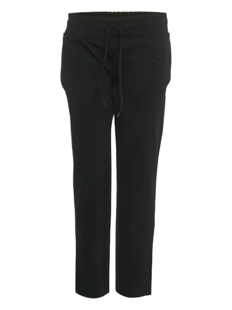Burberry Pre-Owned drawstring-waist trousers Black 1203258