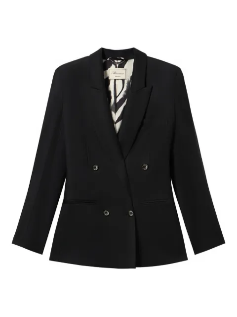 Blumarine double-breasted blazer Black P622B114A